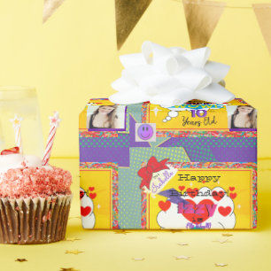 Happy Birthday Comic Book Paper Napkin HAMbWG Cadeaupapier