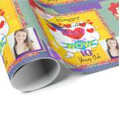 Happy Birthday Comic Book Paper Napkin HAMbWG Cadeaupapier (Rol Hoek)