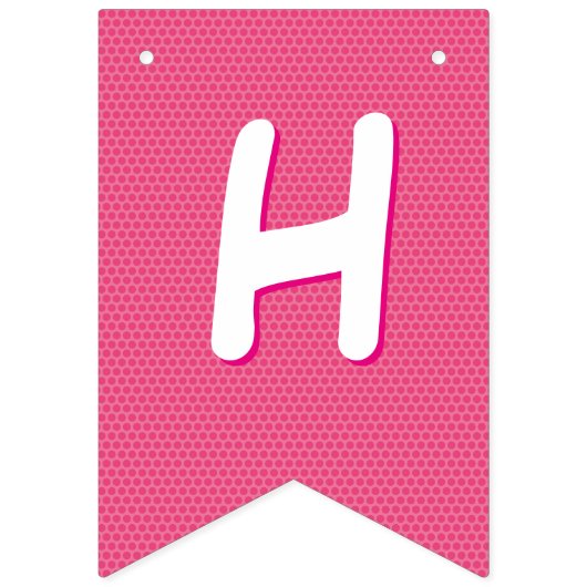 HAPPY BIRTHDAY Comic Book Pop Art Vlaggetjes (Tweede vlag)