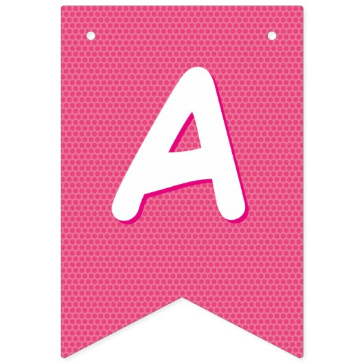 HAPPY BIRTHDAY Comic Book Pop Art Vlaggetjes (Derde vlag)