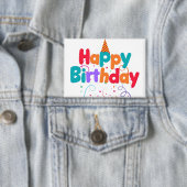 Happy Birthday Confetti Button (Insitu)