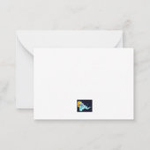 Happy Birthday Confetti Notitiekaartje (Achterkant)