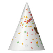 Happy Birthday Confetti Party Beaver Feesthoedjes (Links)
