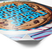 Happy Birthday Cookie Foto Afdruk (Hoek)