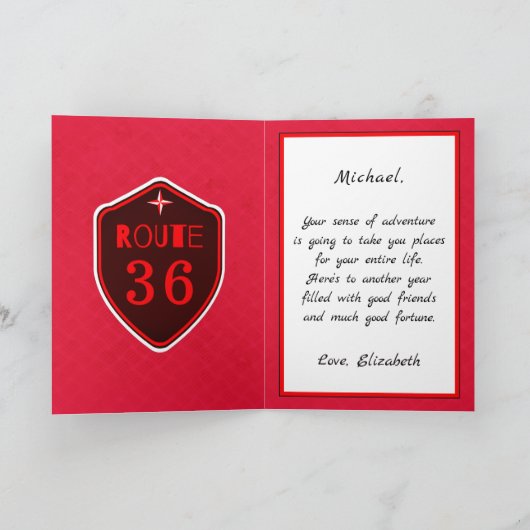 Happy Birthday Cool Guy Black Lab Dog Card Kaart (Binnen)