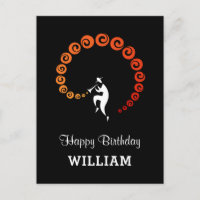 Happy Birthday Cool Jazz Musician Kaart