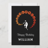 Happy Birthday Cool Jazz Musician Kaart (Voorkant)