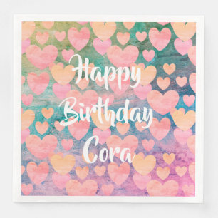 Happy Birthday #Cora party servetten van DAL