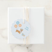 Happy Birthday Corgi Dog Bedankjes Labels (In situ)