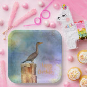 Happy Birthday Cormorant Papieren Bordje (Feest)