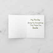 Happy Birthday Costa Rica Kaart (Binnen)