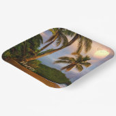 Happy Birthday Costa Rica Papieren Bordje (Gebogen)