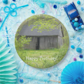 Happy Birthday Country Barn Papieren Bordje (Feest)