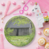 Happy Birthday Country Barn Papieren Bordje (Feest)