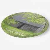 Happy Birthday Country Barn Papieren Bordje (Gekanteld)
