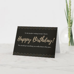 Happy Birthday Coupon Card voor advocaten Kaart