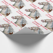 Happy Birthday Cowboy Cadeaupapier (Hoek)