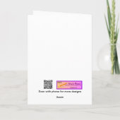 Happy Birthday Cowboylaarzen voor Country Western Kaart (Achterkant)