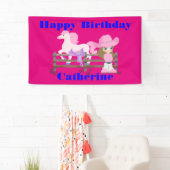 Happy Birthday Cowgirl Banner (Insitu)