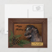 Happy Birthday Cowgirl Briefkaart (Voorkant / Achterkant)
