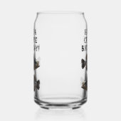 Happy Birthday Crappie Gevist Angler Custom Blikvorm Glas (Links)