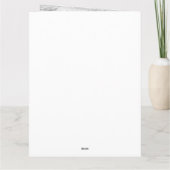 Happy Birthday Crappie Gevist Angler Custom Kaart (Achterkant)