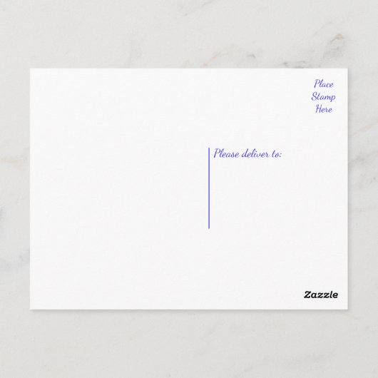 Happy Birthday Cream Pekingese Puppy Dog Blue Briefkaart (Achterkant)