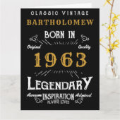 Happy Birthday Creëer je eigen jaarnaam Kaart (Gele Bloem)