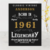 Happy Birthday Creëer Mijn Eigen Naam Elk Jaar  Kaart (Gele Bloem)