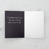 Happy Birthday Crocheter Card Yarn Maker Kaart (Binnen)