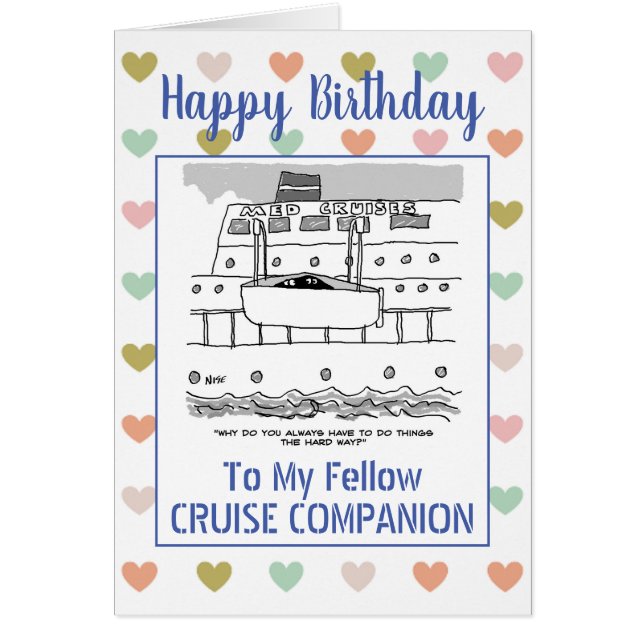 Happy Birthday Cruise Companion (Voorkant)