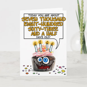 Happy Birthday Cupcake - 21 jaar oud Kaart