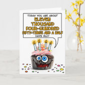 Happy Birthday Cupcake - 31 jaar oud Kaart (Gele Bloem)