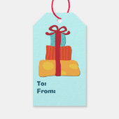 Happy Birthday Cupcake Cadeaulabel (Achterkant)