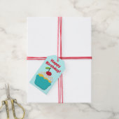 Happy Birthday Cupcake Cadeaulabel (Met Touw)