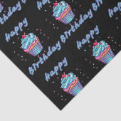 Happy Birthday Cupcake Confetti Tissue Paper Tissuepapier (Detail)