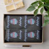 Happy Birthday Cupcake Confetti Tissue Paper Tissuepapier (Geschenk)