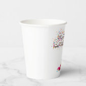 Happy Birthday Cupcake-cups Papieren Bekers (Rechts)