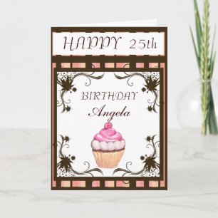 Happy Birthday Cupcake Kaart