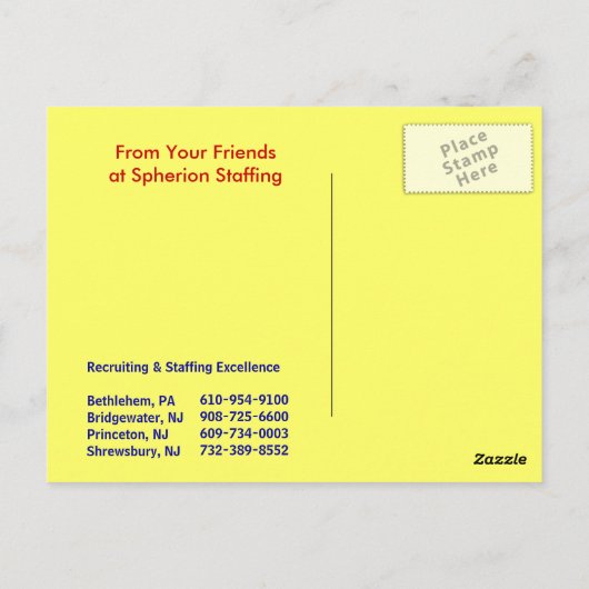 Happy Birthday Cupcake-kaart Briefkaart (Achterkant)