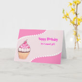 Happy Birthday Cupcake Kaarten (Gele Bloem)