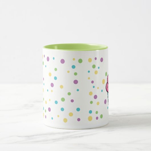 Happy Birthday Cupcake mok (Midden)