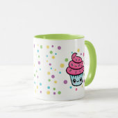 Happy Birthday Cupcake mok (Voorkant rechts)
