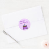 Happy Birthday Cupcake Sticker (Envelop)