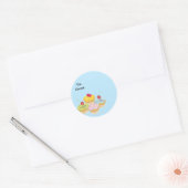Happy Birthday Cupcakes Gift Label Stickers (Envelop)