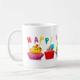 Happy Birthday Cupcakes - Koffie Mok