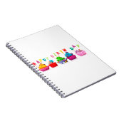 Happy Birthday Cupcakes Notitieboek (Rechterzijde)