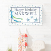 Happy Birthday Custom Banners Nautisch Thema (Insitu)