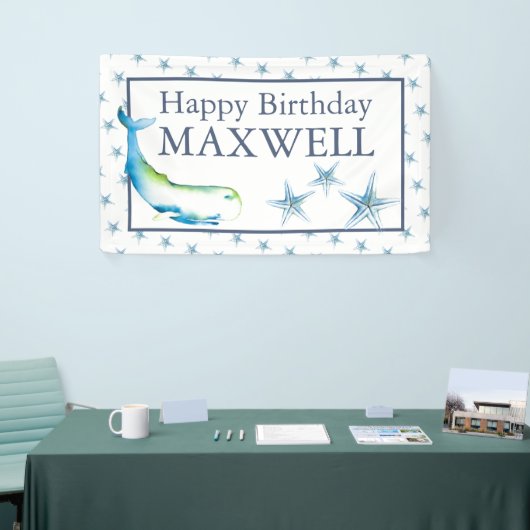 Happy Birthday Custom Banners Nautisch Thema (Beurs)