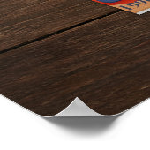 Happy Birthday Custom Licence Bord Lettering Sign Poster (Hoek)